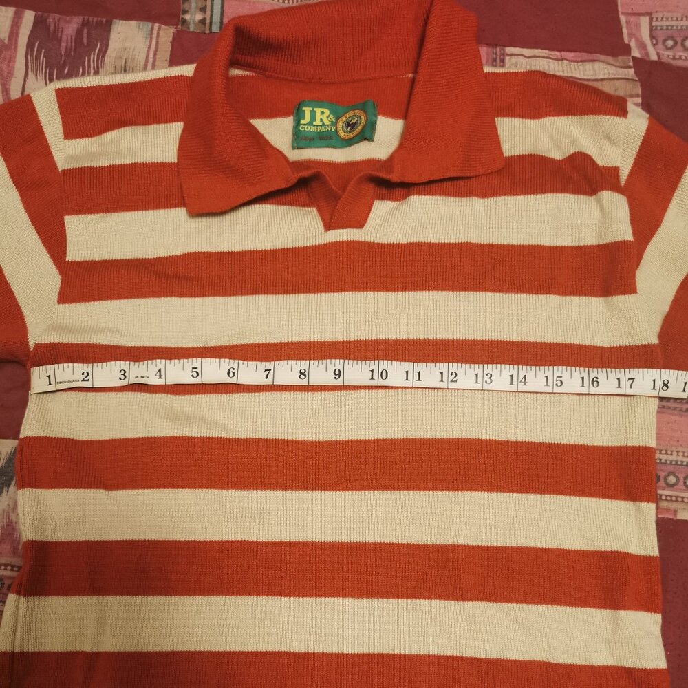 Striped Knit Polo